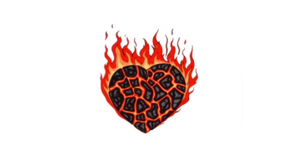 Ateşli Kalp Emojisi