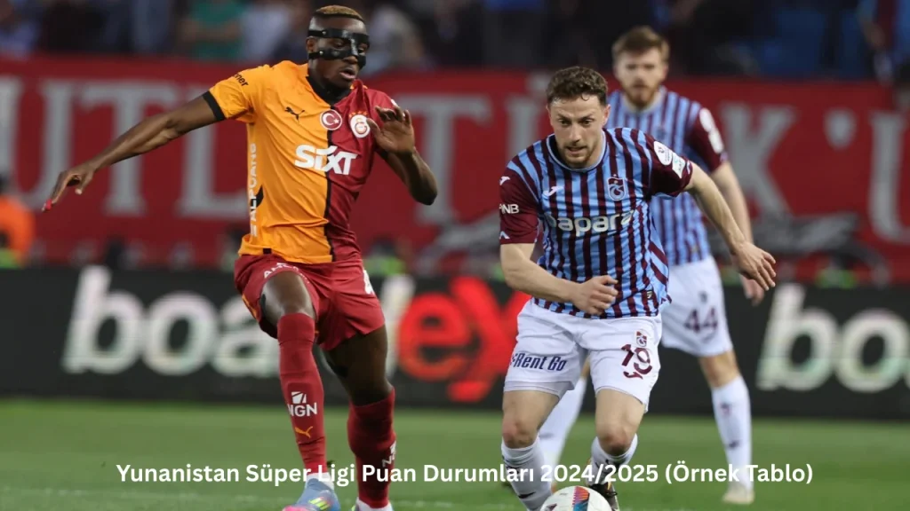 Yunanistan Süper Ligi Puan Durumları 2024/2025 (Örnek Tablo)