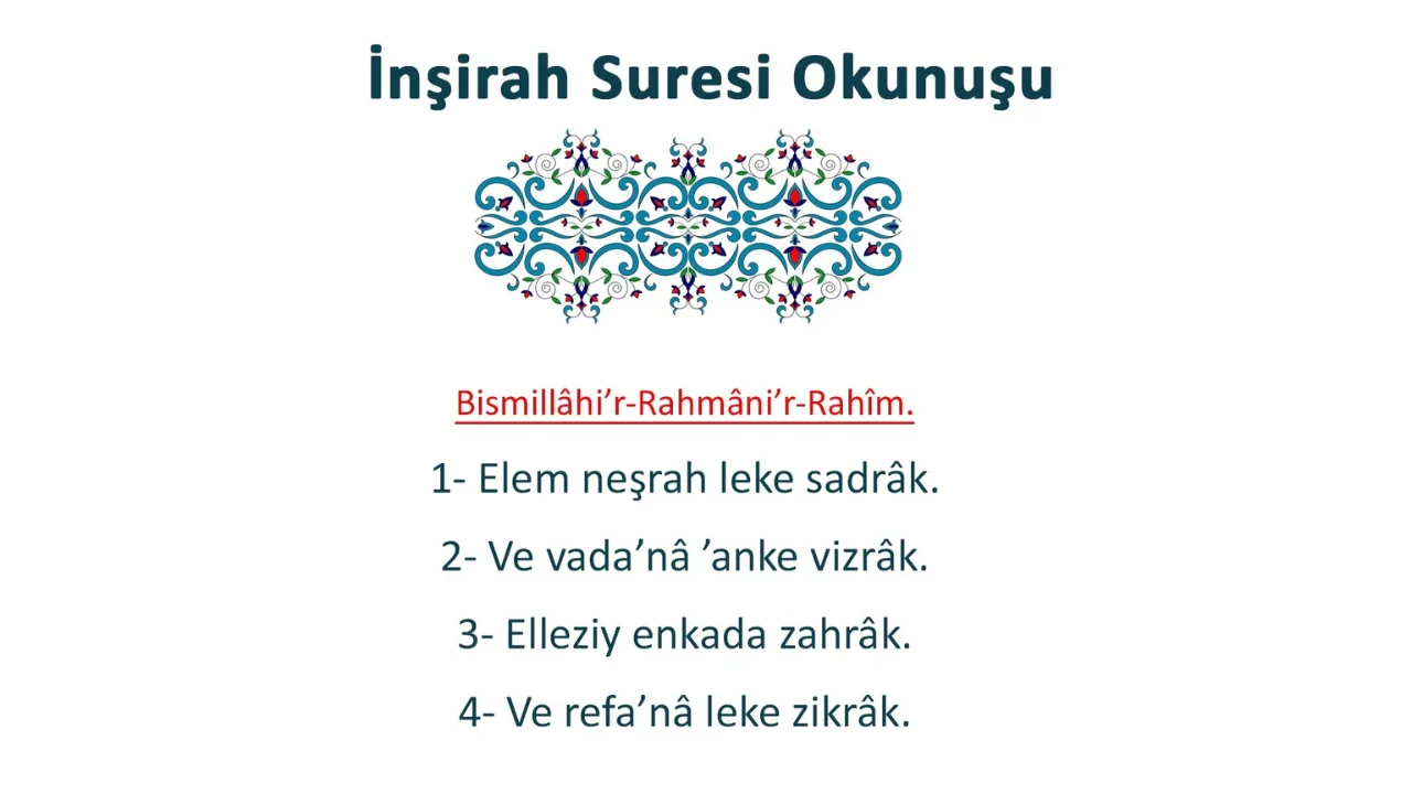 inşirah suresi
